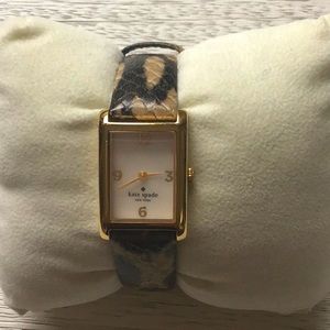 Women’s Cooper Natural Snake-Embossed Leather Strap Watch